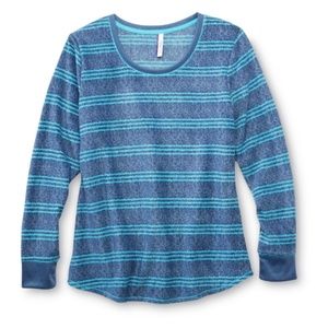 Luxurious Striped Pajama Top